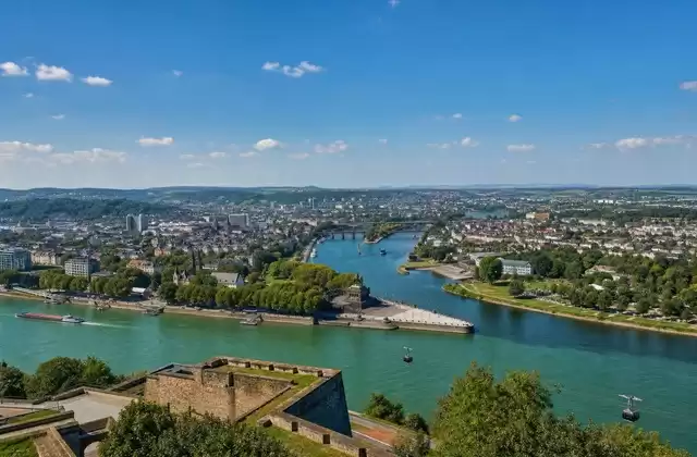 Desde la fortaleza de Ehrenbreitstein