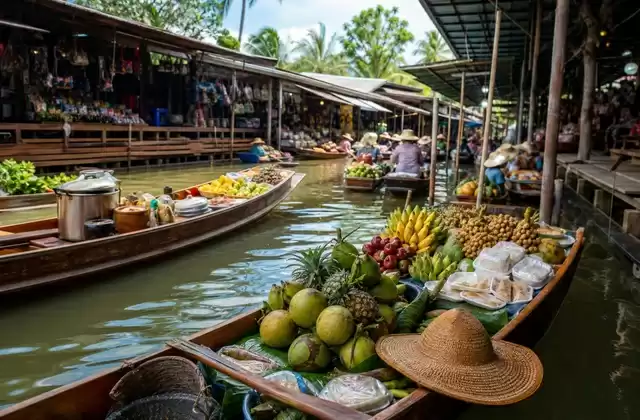 Mercados flotantes